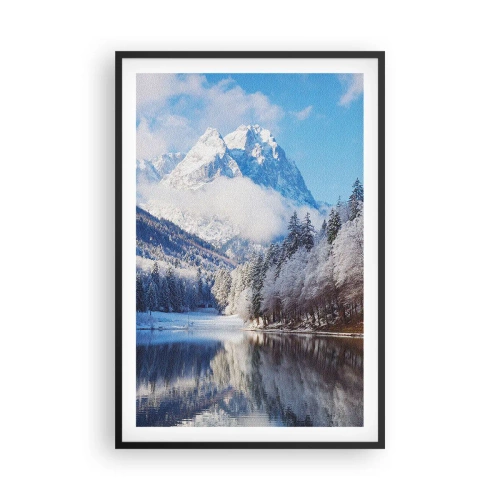 Affiche dans un cadre noir - Poster - Protecteur de la neige - 61x91 cm