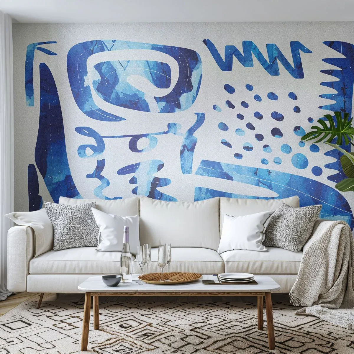 Papier Peint Photo Standard Eco - Retour aux racines - Bohème, Abstraction, Minimaliste - 450x315 cm