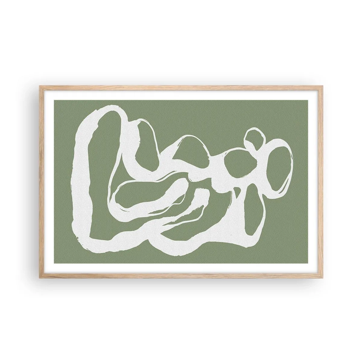 Affiche dans un chêne clair - Poster - L'appel de l'espace - 91x61 cm