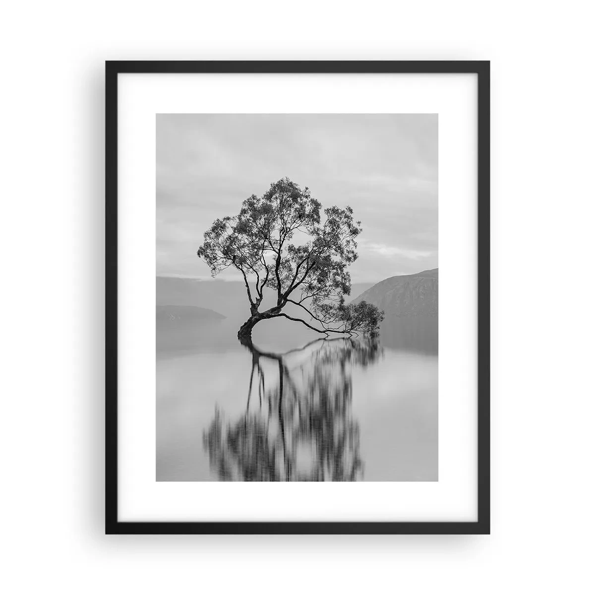 Affiche dans un cadre noir - Poster - Un tel pays existe - 40x50 cm