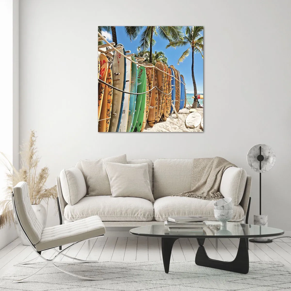 Impression sur verre - Image sur verre - Jeux ensoleillés - 30x30 cm