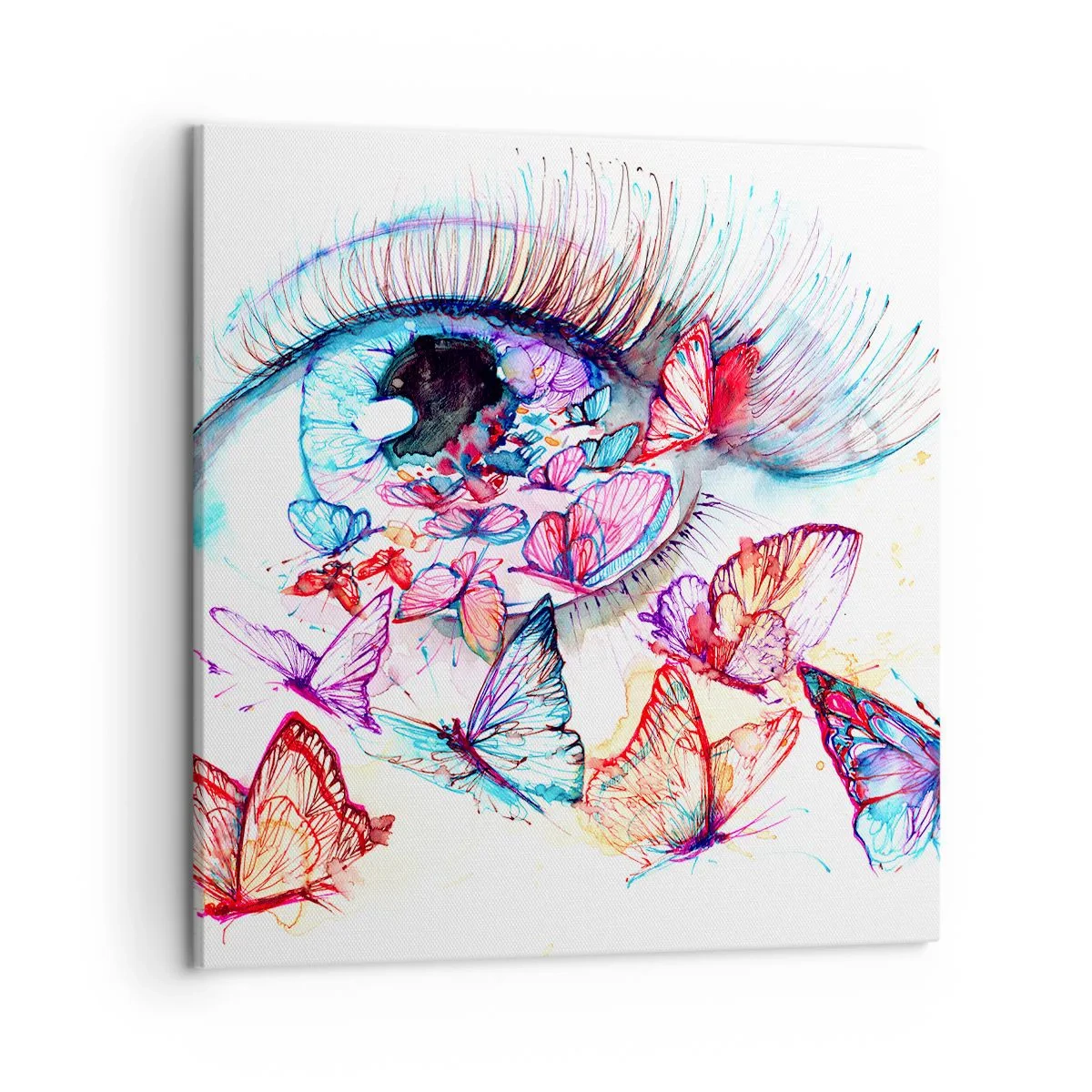 Impression sur toile - Image sur toile - Charme des yeux de conte de fées - 50x50 cm