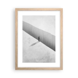 Affiche dans un chêne clair - Poster - Un objectif clair - 30x40 cm