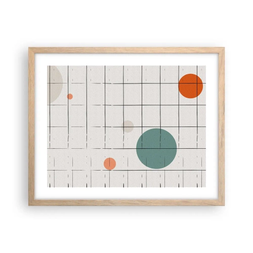 Affiche dans un chêne clair - Poster - Piégé. Nous ou eux ? - 50x40 cm