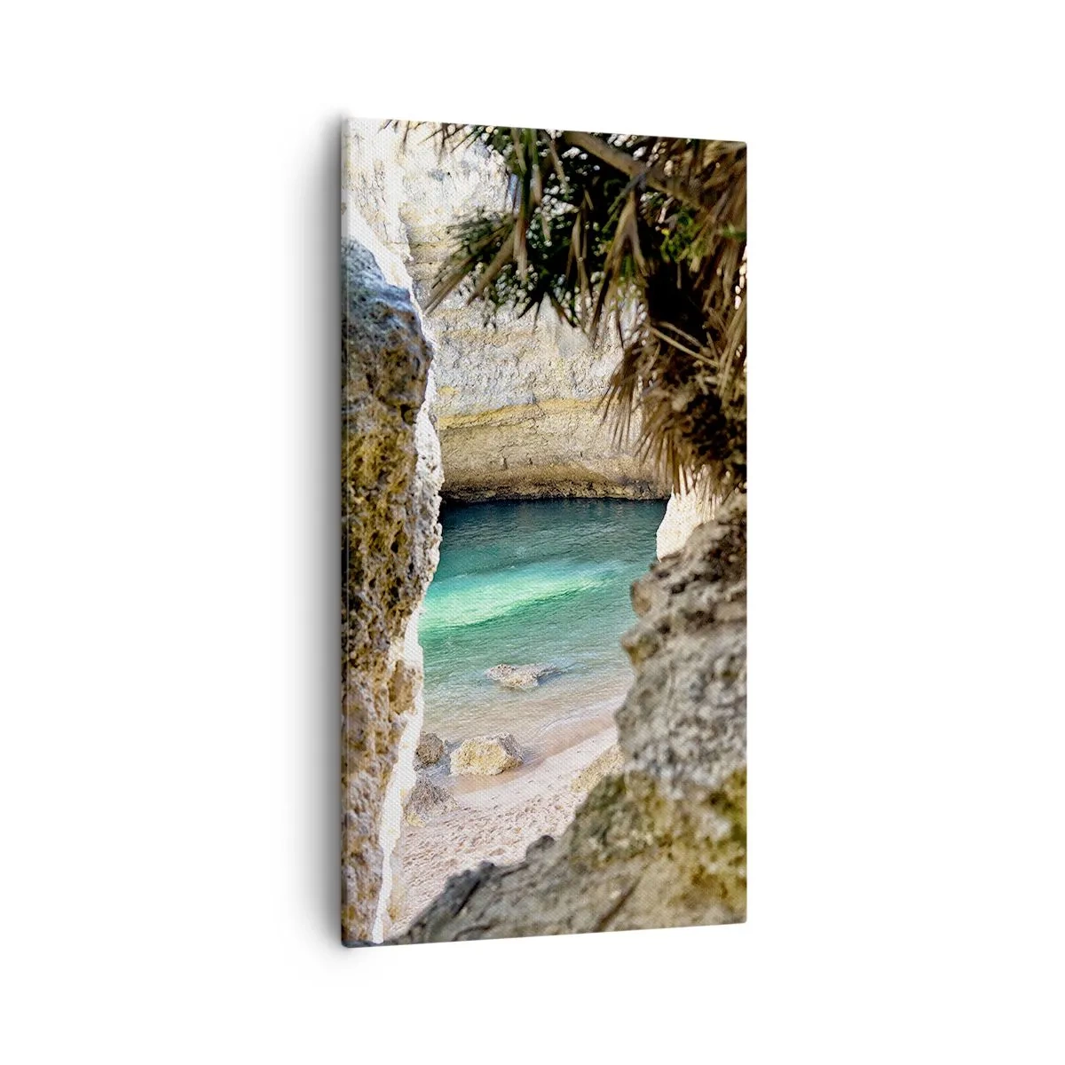 Impression sur toile - Image sur toile - Baie turquoise - 55x100 cm
