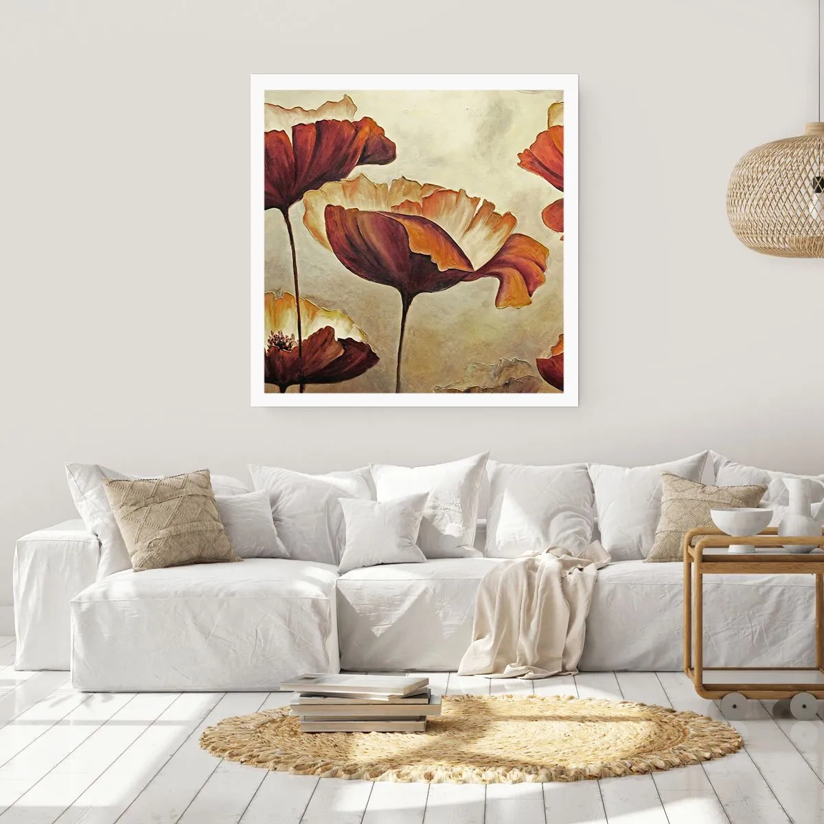 Affiche - Poster - À la lisière des champs - 60x60 cm