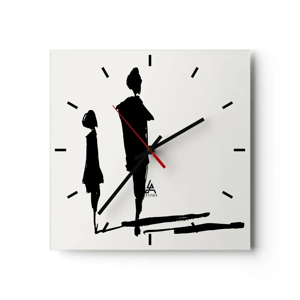Horloge murale - Pendule murale - Êtes-vous sûr qu'ils sont ensemble ? - 40x40 cm