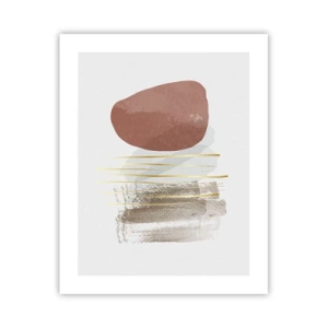 Affiche - Poster - Colonnade abstraite - 40x50 cm