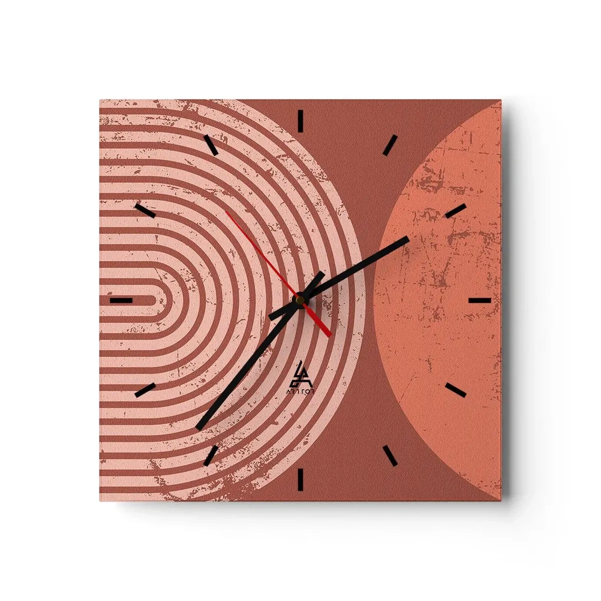 Horloge murale - Pendule murale - Une relation proche - 40x40 cm