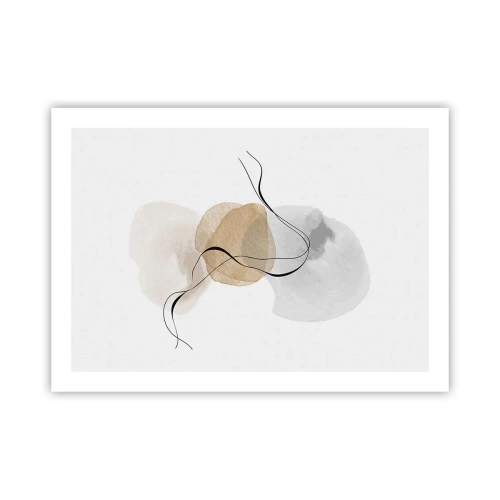 Affiche - Poster - Perles d'air - 70x50 cm
