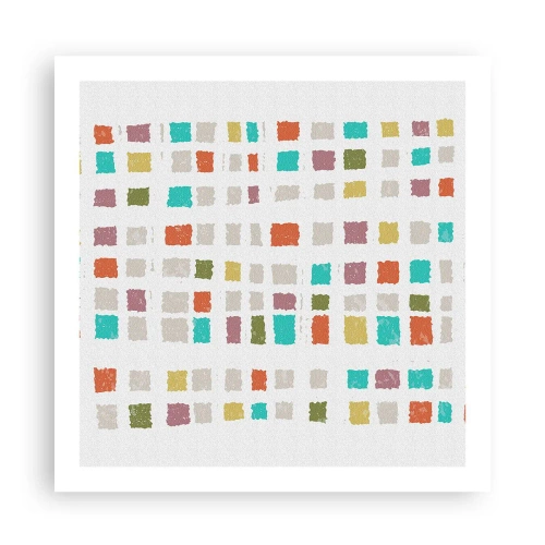 Affiche - Poster - Jeu inconnu - 60x60 cm
