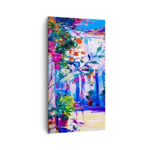 Impression sur toile - Image sur toile - Impression - une rue italienne - 55x100 cm
