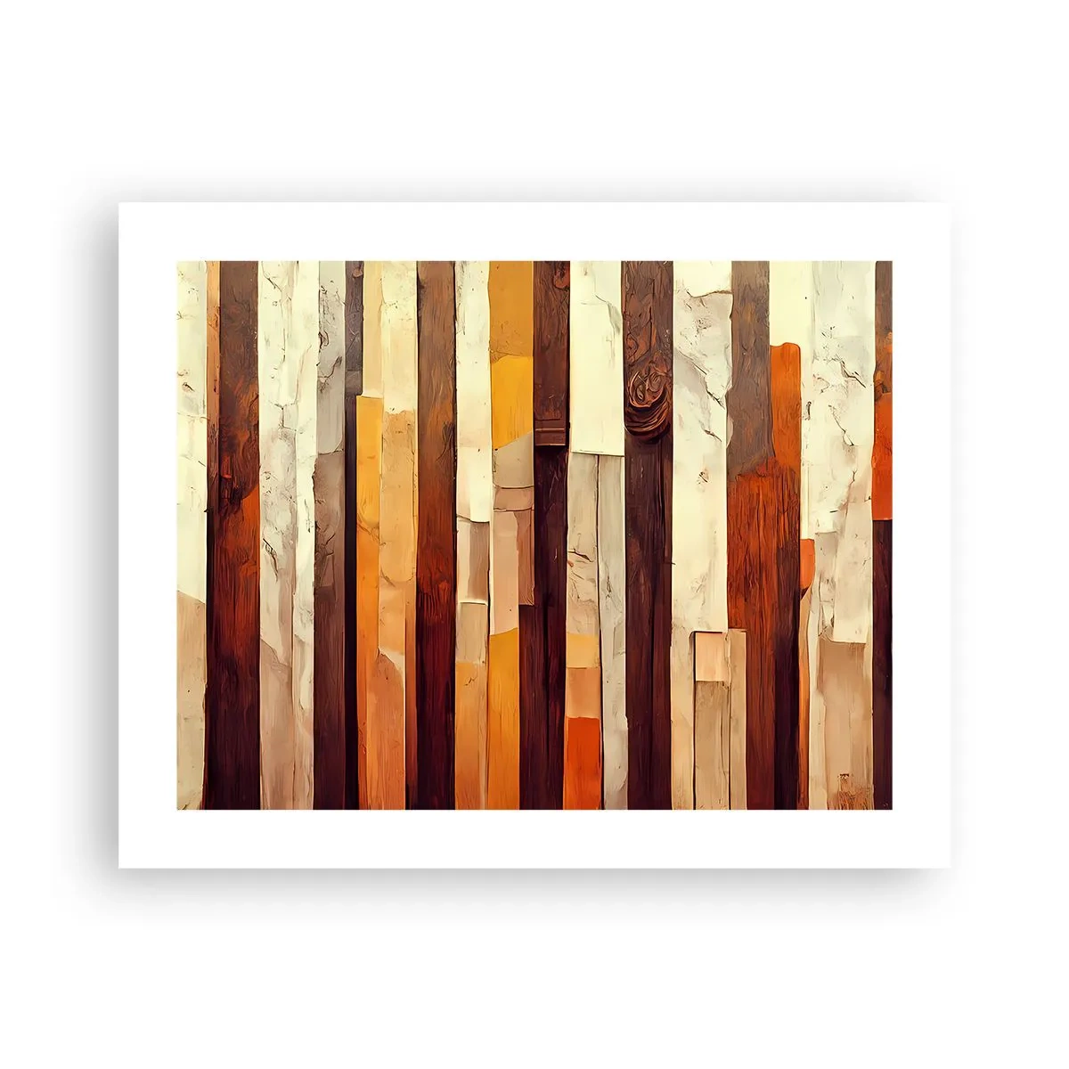 Affiche - Poster - Hymne des arbres forestiers - 50x40 cm