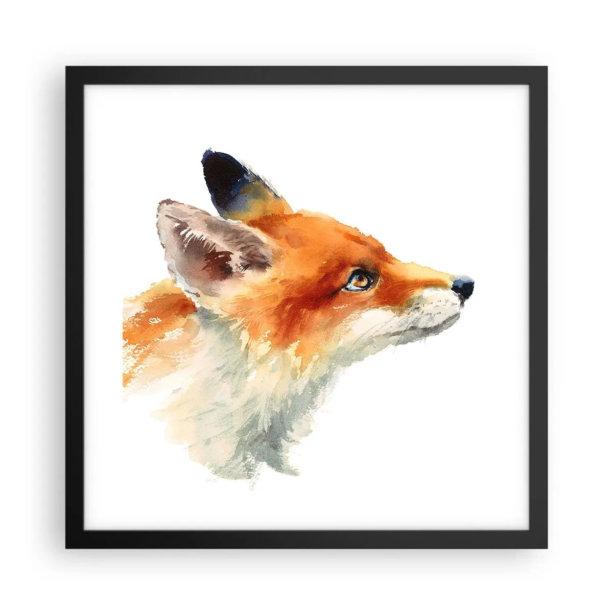 Affiche dans un cadre noir - Poster - Vous ne pouvez jamais être trop prudent - 40x40 cm