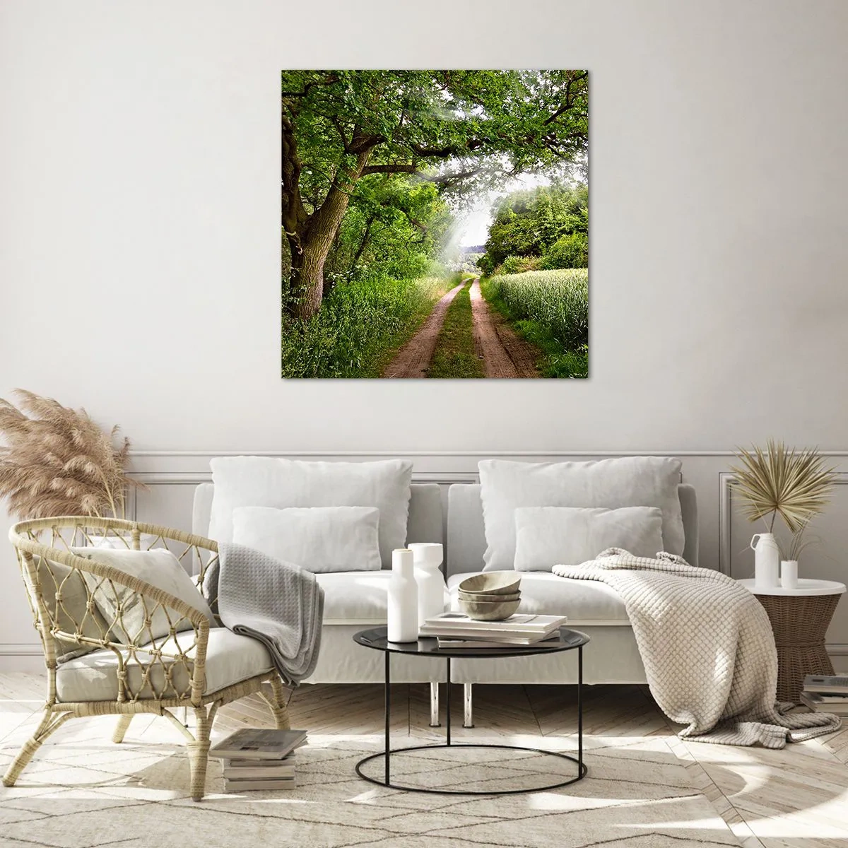 Impression sur verre - Image sur verre - Et in Arcadia ego - 50x50 cm