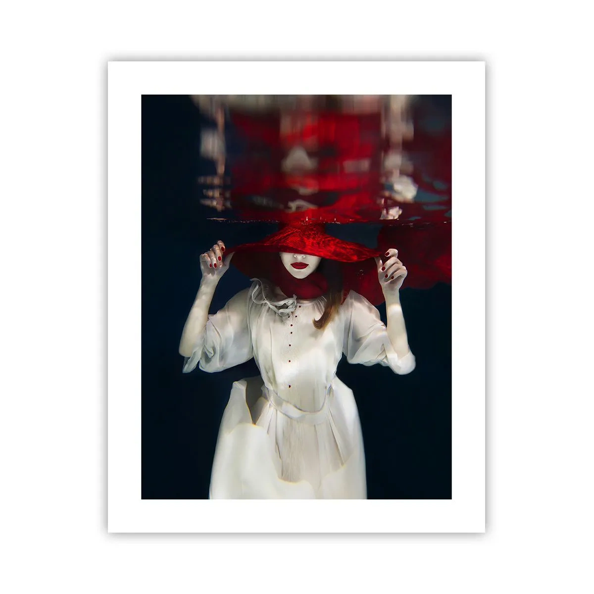 Affiche - Poster - Femme mystérieuse - 40x50 cm