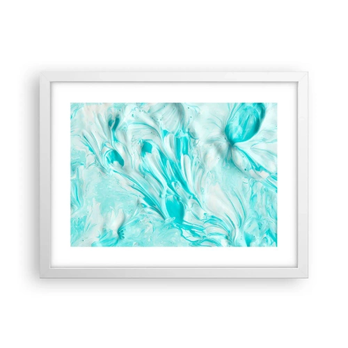 Affiche dans un cadre blanc - Poster - Ensemble pour toujours - 40x30 cm