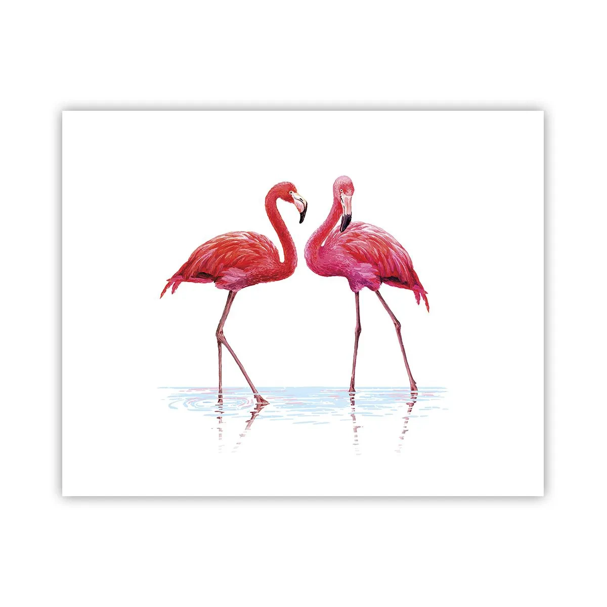 Affiche - Poster - Rendez-vous rose - 50x40 cm