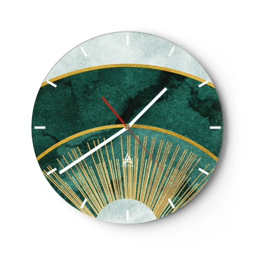 Horloge murale - Pendule murale - Un autre système solaire - 40x40 cm
