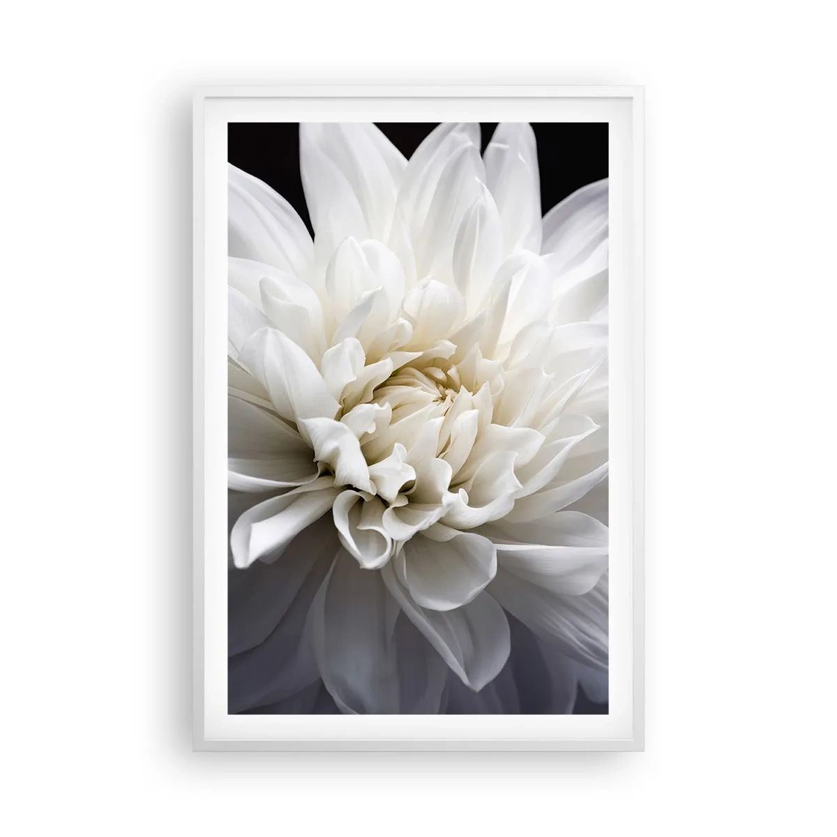 Affiche dans un cadre blanc - Poster - Le matin de la jeune mariéé - 61x91 cm