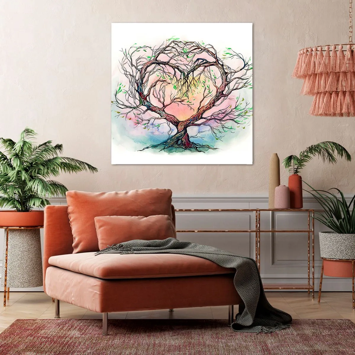 Impression sur toile - Image sur toile - Ensemble contre les tempêtes - 50x50 cm