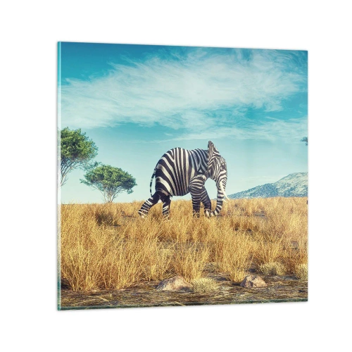 Impression sur verre - Image sur verre - Le gris n'est déjà plus à la mode - 40x40 cm