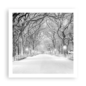 Affiche - Poster - Les quatres saisons – l’hiver - 60x60 cm