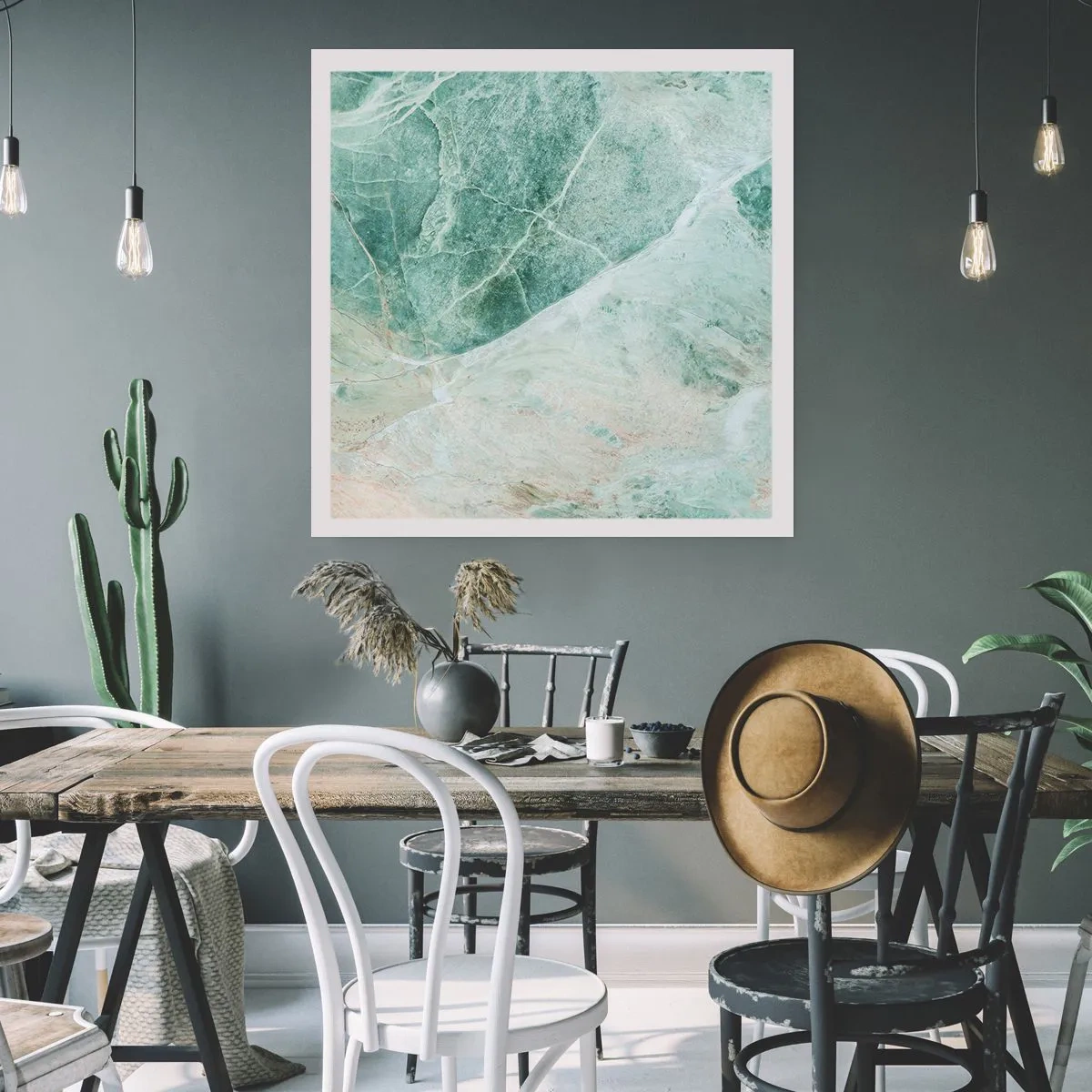 Affiche - Poster - La noble froideur de la pierre - 30x30 cm