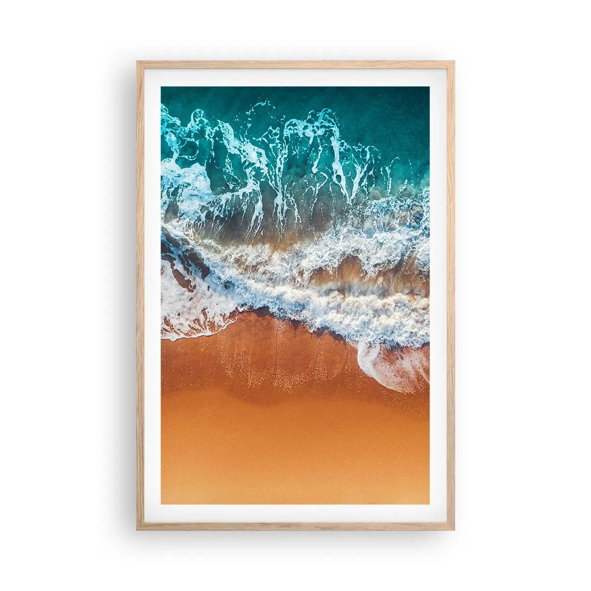 Affiche dans un chêne clair - Poster - Toujours ensemble - 61x91 cm