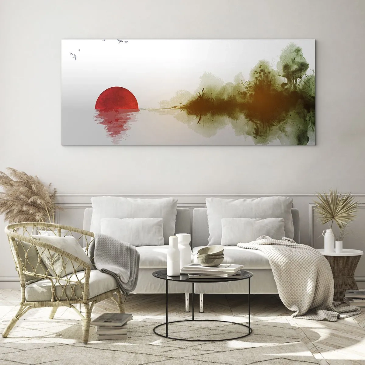 Impression sur verre - Image sur verre - Une promesse de paix - 100x40 cm