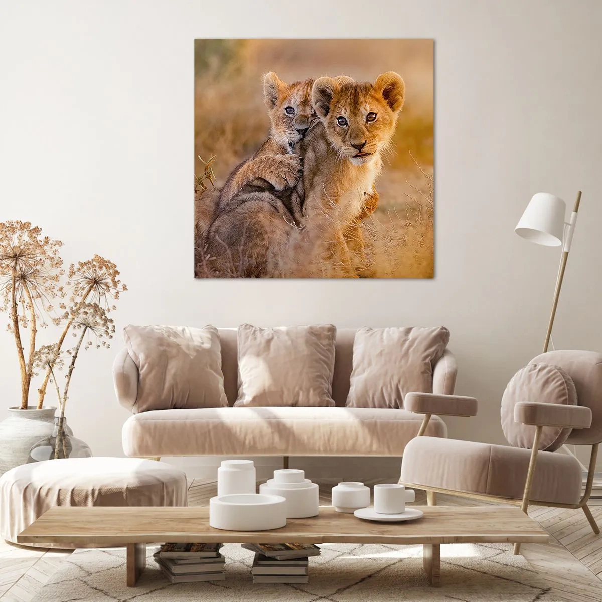 Impression sur toile - Image sur toile - Ne pas déranger! On s'amuse - 50x50 cm