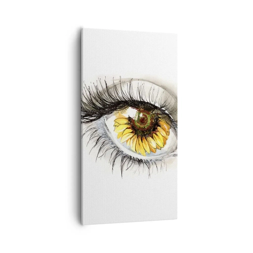 Impression sur toile - Image sur toile - Un look aussi chaud que l'été - 55x100 cm