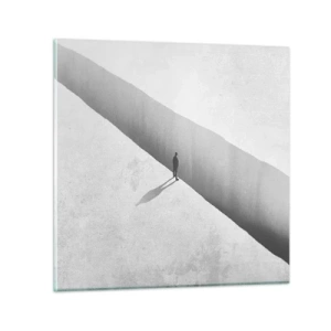 Impression sur verre - Image sur verre - Un objectif clair - 70x70 cm