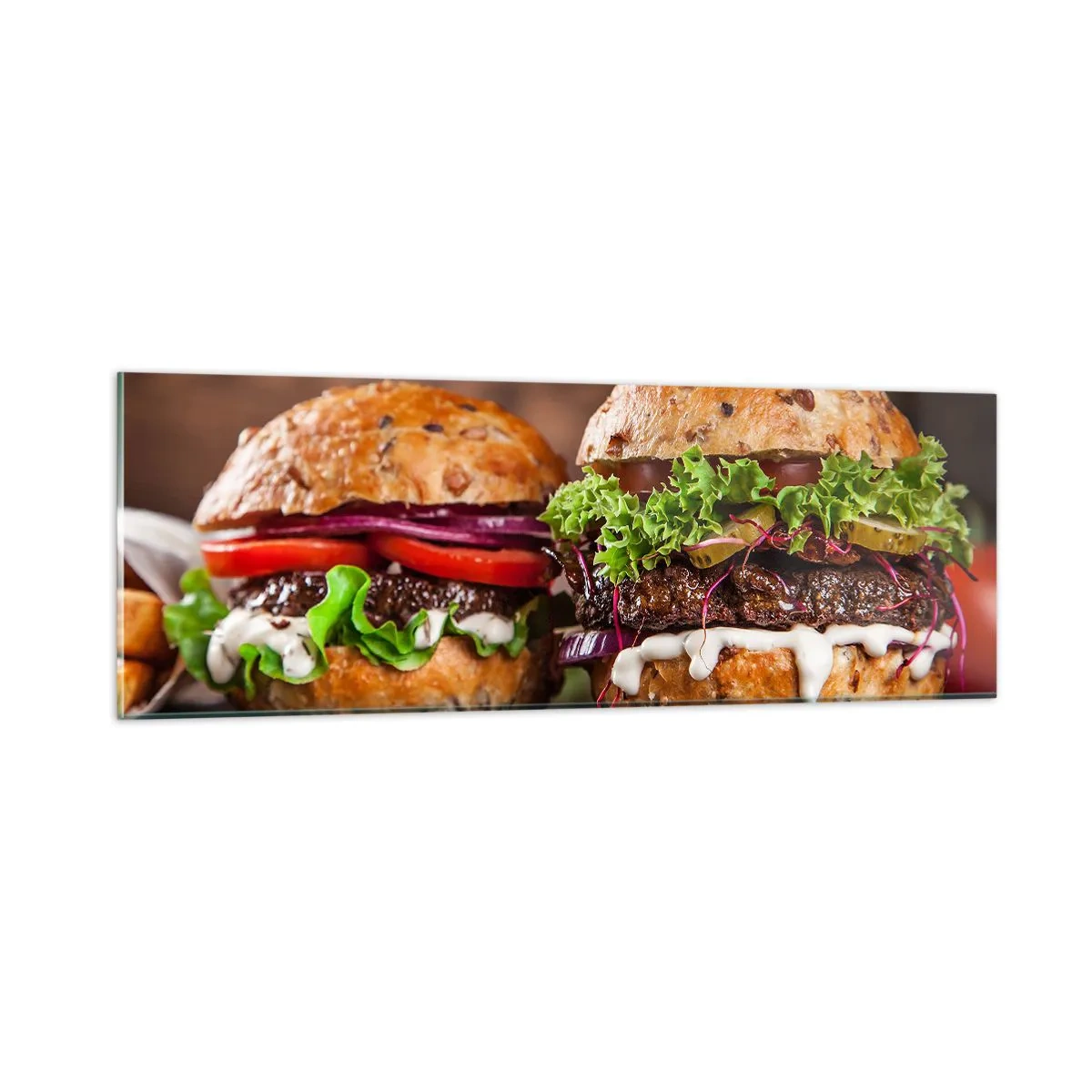 Impression sur verre - Image sur verre - American dream - 90x30 cm