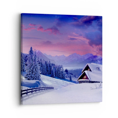 Impression sur toile - Image sur toile - Douce nuit - 30x30 cm