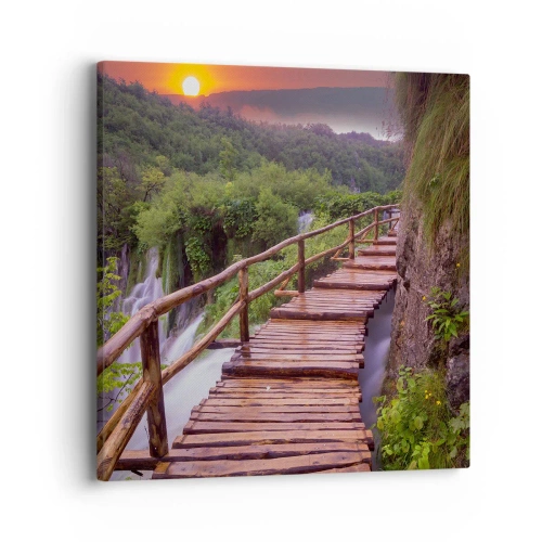 Impression sur toile - Image sur toile - La beauté au-delà de la croyance - 40x40 cm