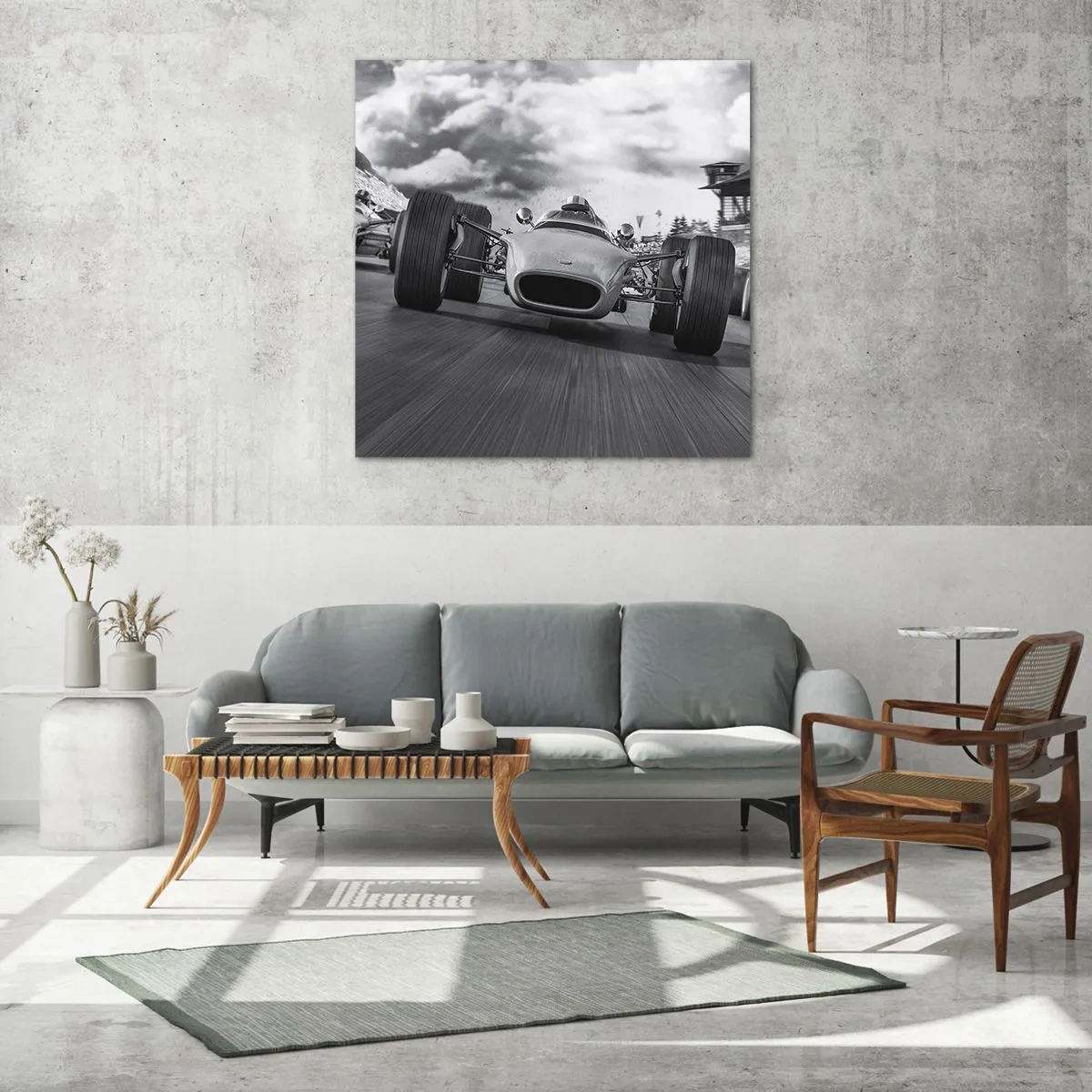 Impression sur verre - Image sur verre - Puissance! - 40x40 cm