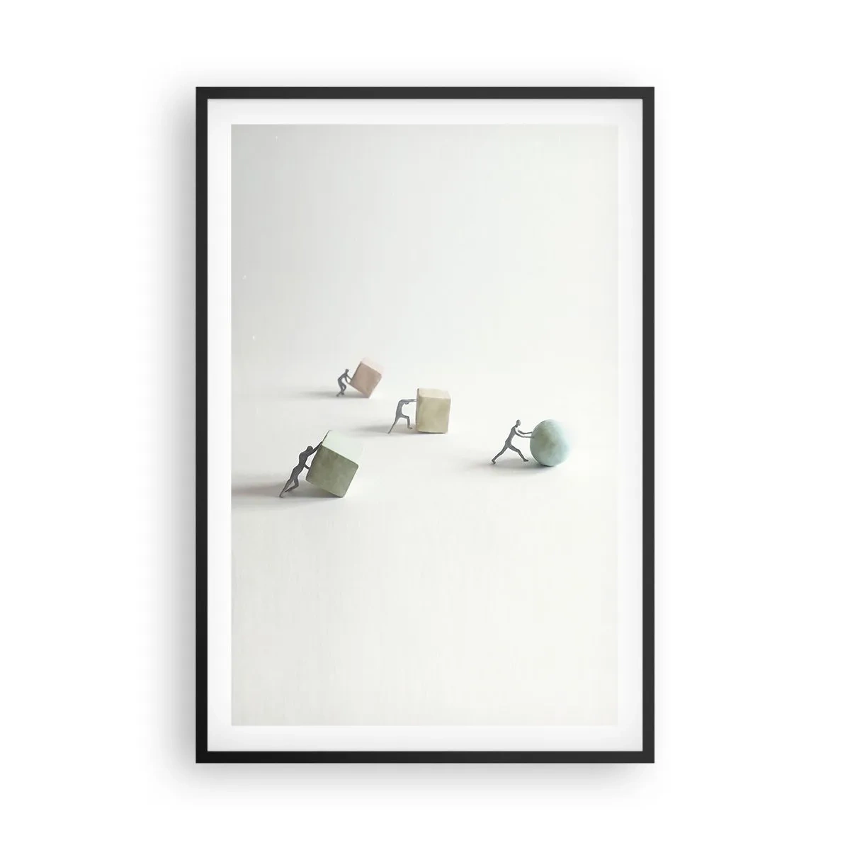 Affiche dans un cadre noir - Poster - Rien que la vie - 61x91 cm