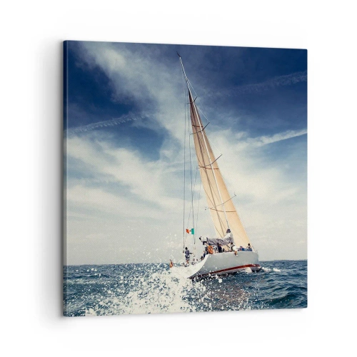 Impression sur toile - Image sur toile - Ils ne nous rattraperont pas ! - 60x60 cm