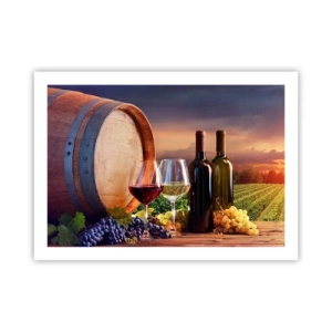 Affiche - Poster - Ici la vie a du goût - 70x50 cm