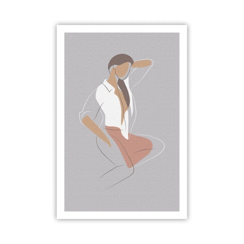 Affiche - Poster - Contour gracieux - 61x91 cm