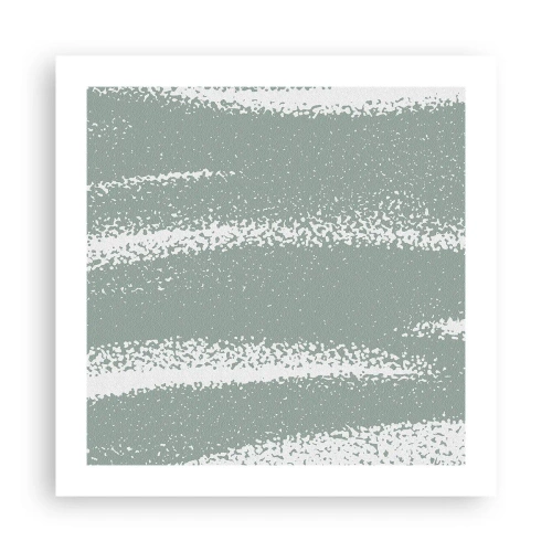 Affiche - Poster - Abstraction dans un climat hivernal - 50x50 cm