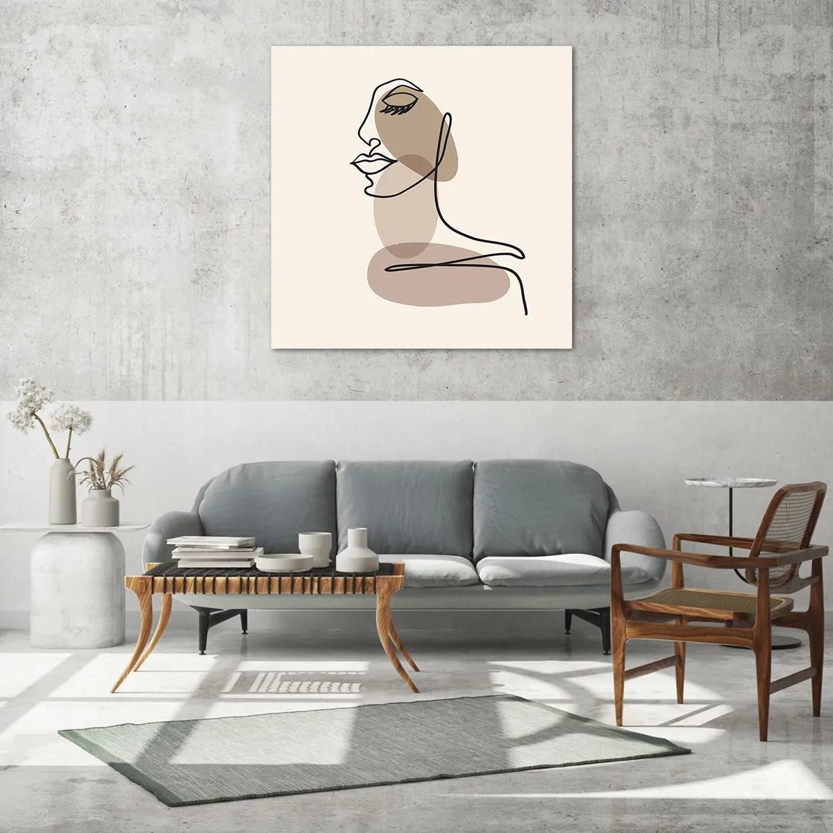 Impression sur verre - Image sur verre - S'écouter - 70x70 cm