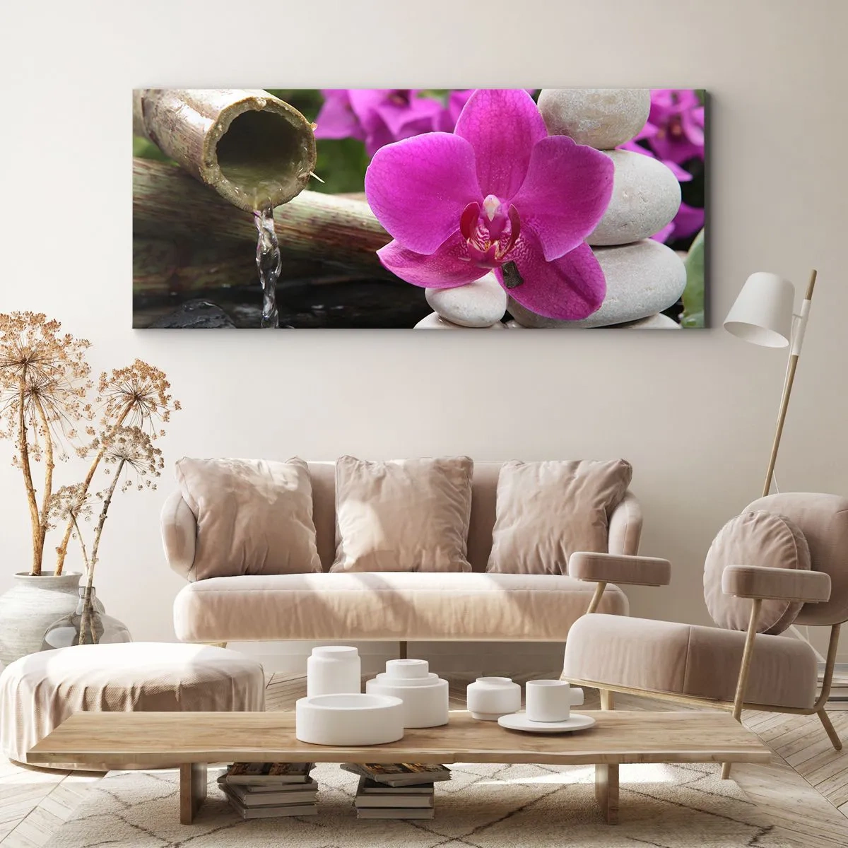 Impression sur toile - Image sur toile - Tu te reposes déjà - 100x40 cm