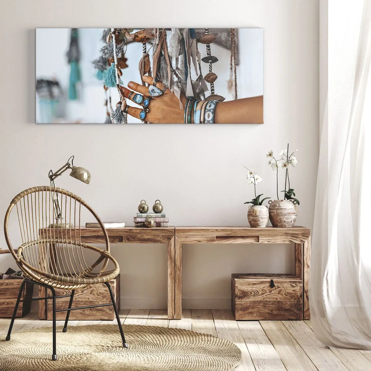 Impression sur toile - Image sur toile - Trésor local - 100x40 cm