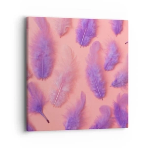 Impression sur toile - Image sur toile - Oiseau de désir lilas - 40x40 cm
