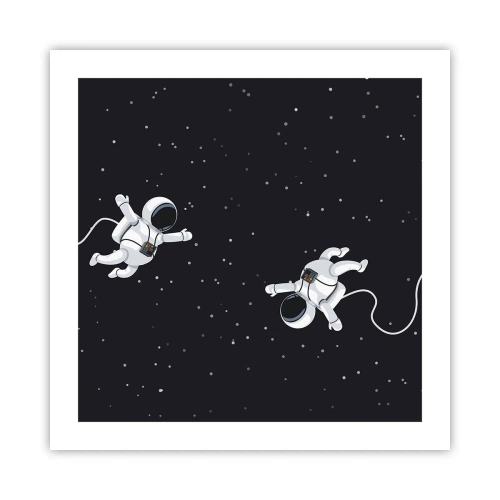 Affiche - Poster - Sortie cosmique - 50x50 cm