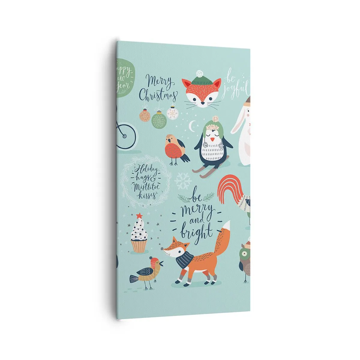 Impression sur toile - Image sur toile - Que ce soit toujours Noël ! - 65x120 cm