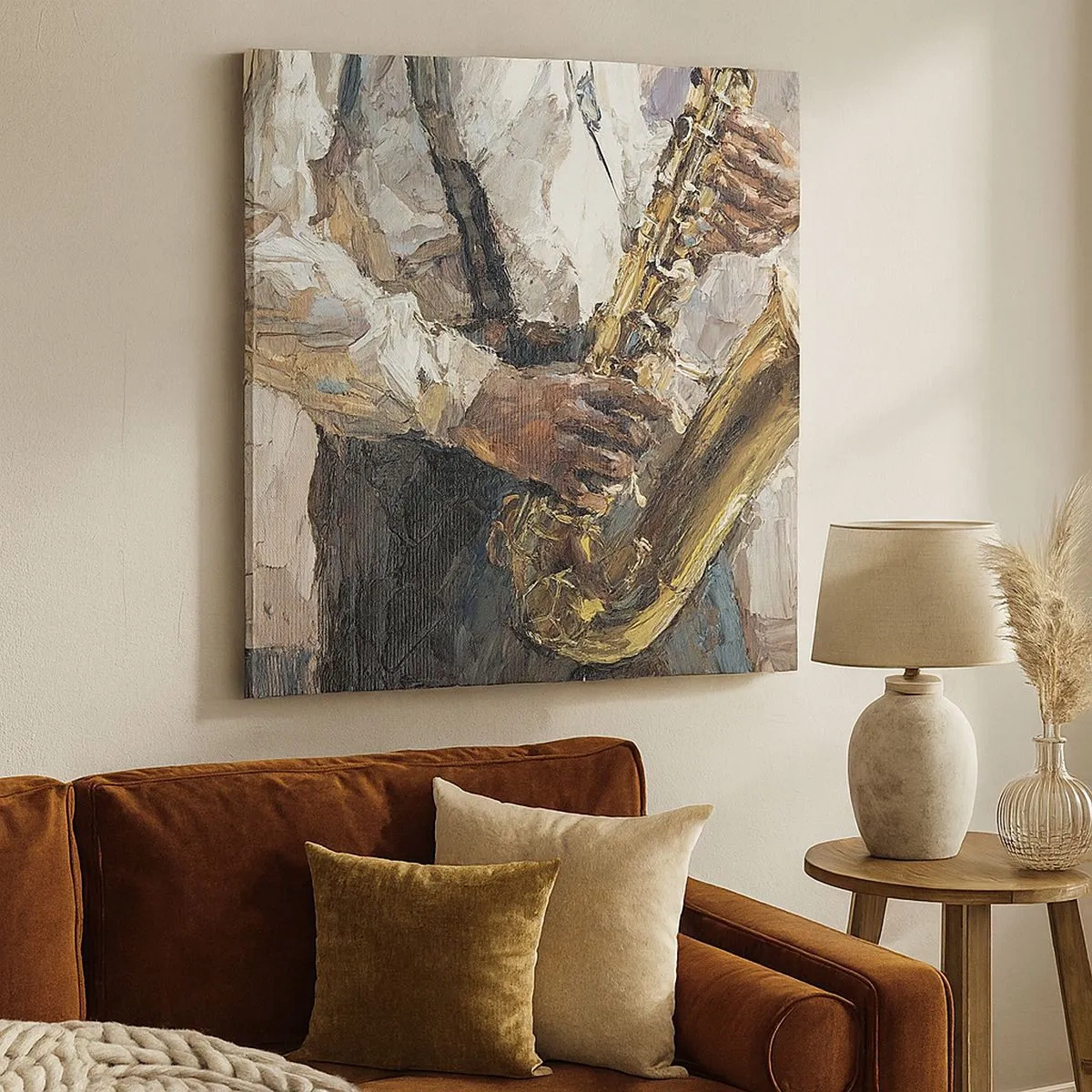 Impression sur toile - Image sur toile - C'est l'heure du solo - 30x30 cm