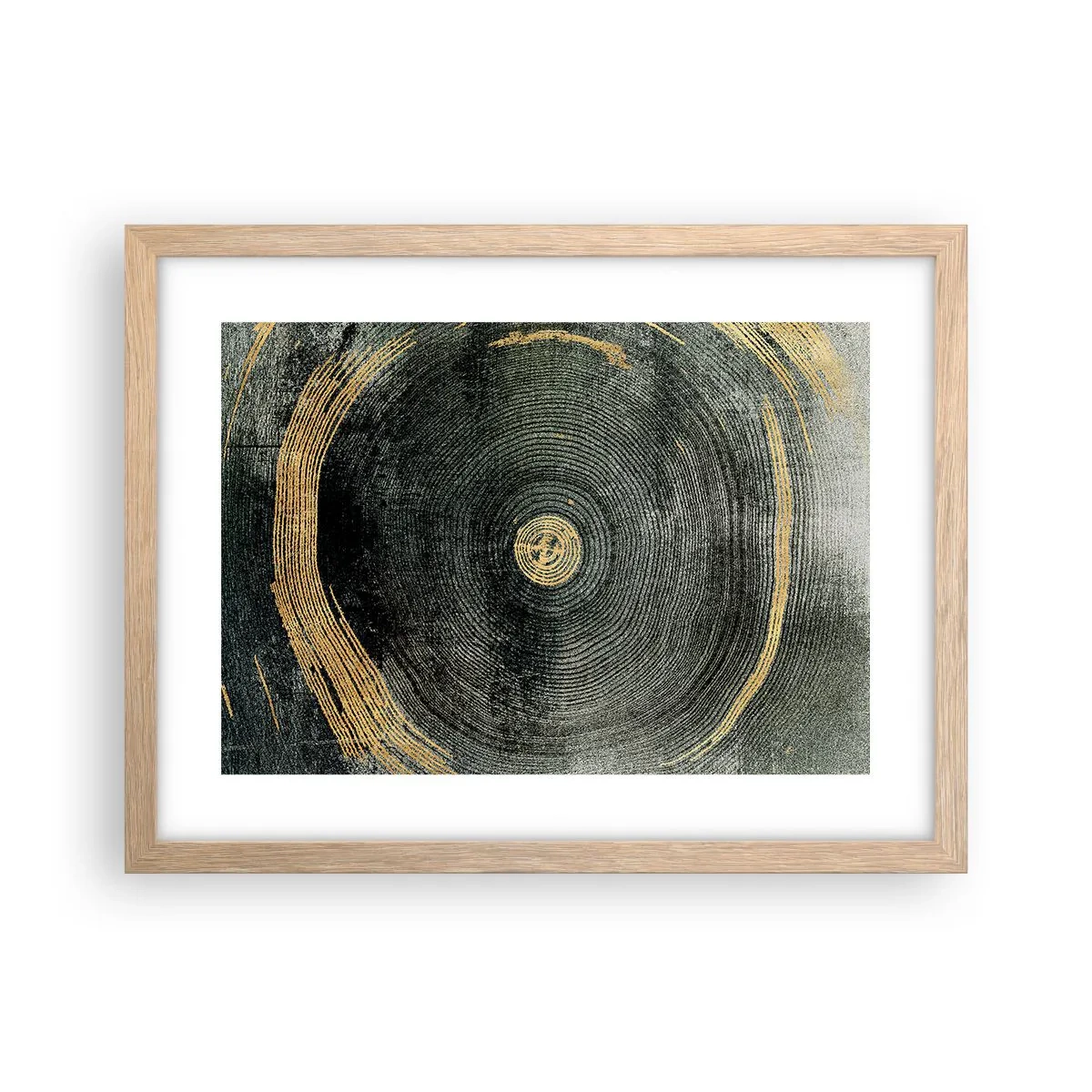 Affiche dans un chêne clair - Poster - Changement et persistance - 40x30 cm